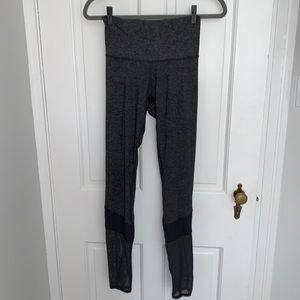 Lululemon Gray Mesh high-waisted Leggings